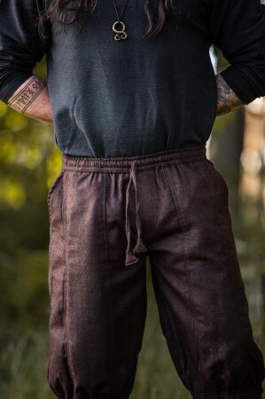 Viking wool pants "Jorgen" Brown L