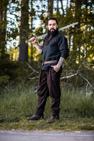 Viking wool pants "Jorgen" Brown XXXL
