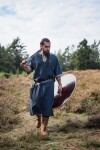 Kurzarmtunika mit Bordüre "Richard" Blau S