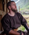 Wikinger Wolltunika "Olvisson" Braun M