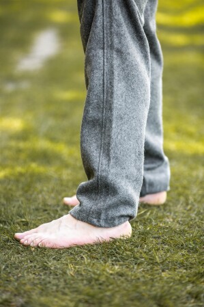 Rustic wool pants "Harald" Grey XXL