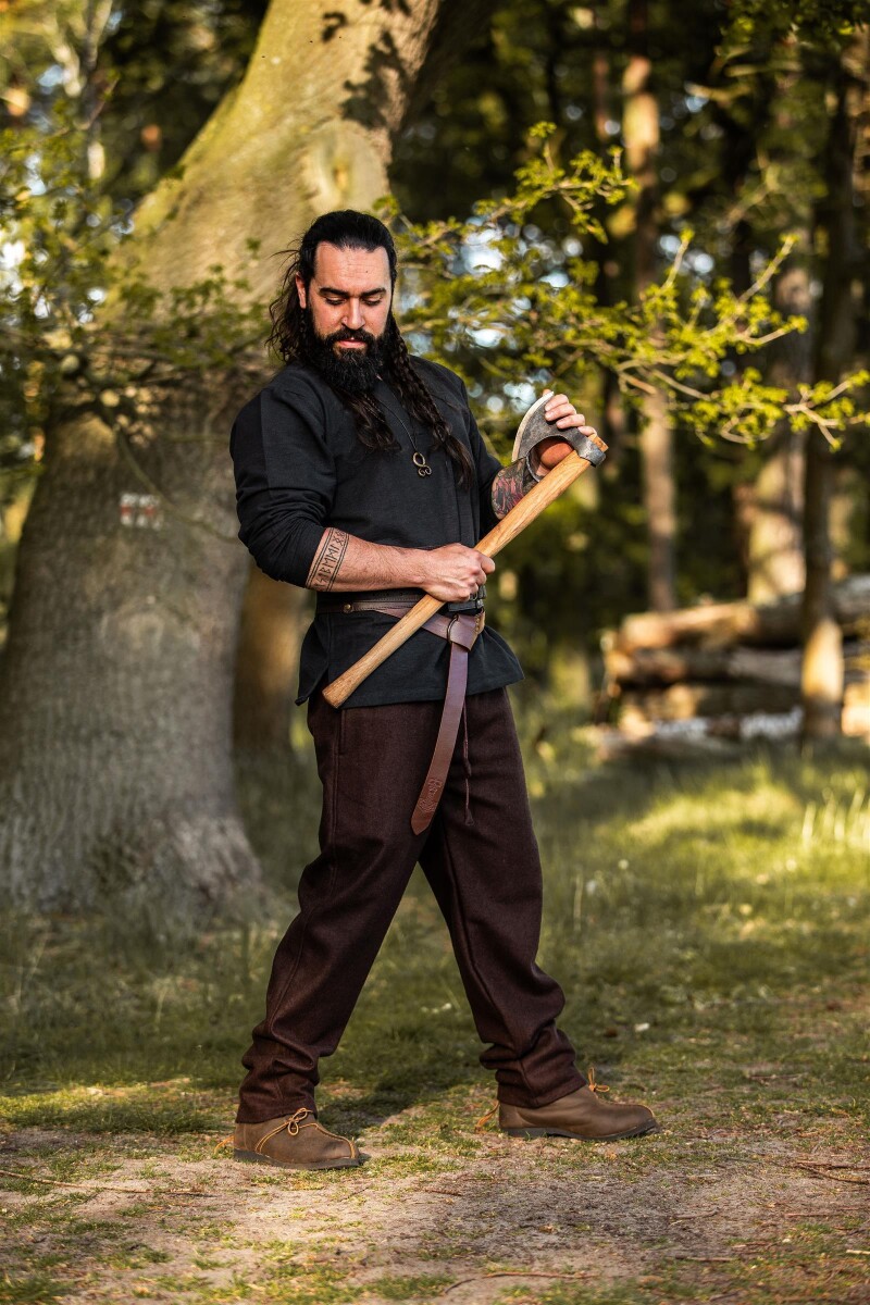 Rustikale Wollhose "Harald" Braun S