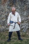 Tunic with border "Halvor" Natural S
