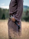 Tunika mit Bordüre "Halvor" Dunkelbraun XXL
