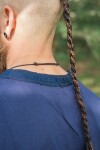 Tunica con bordo "Halvor" Blu M