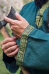 Tunika mit Bordüre "Halvor" Grün S