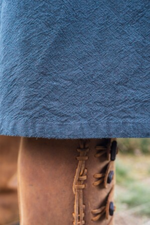 Tunica a maniche corte con bordo "Richard" Blu XXXL