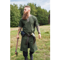 Túnica de manga corta con borde "Ricardo" Verde XXL