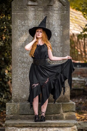 Blouse dété sans manches "Adele" Noir S