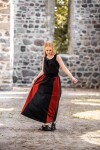 Ärmellose Sommerbluse "Adele" Schwarz XS
