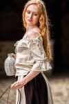 Strapped blouse "Prina" Natural S