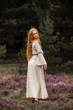 Medieval cotton dress "Angie" Natural XS