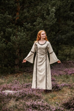 Medieval cotton dress "Angie" Natural XS