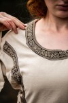 Medieval cotton dress "Angie" Natural XS