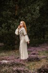 Medieval cotton dress "Angie" Natural XS