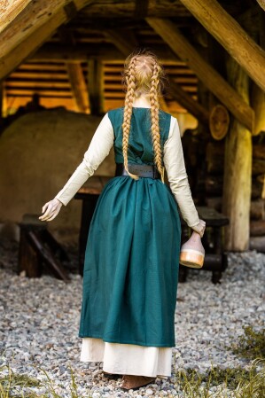 Medieval peasant dress "Arlette" green XXXL