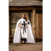 Tunic of the Knights Templar white/black