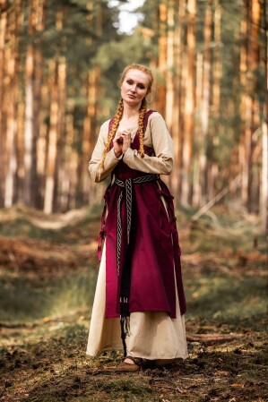 Überkleid "Hildegard" Rot S/M
