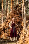 Überkleid "Hildegard" Rot S/M