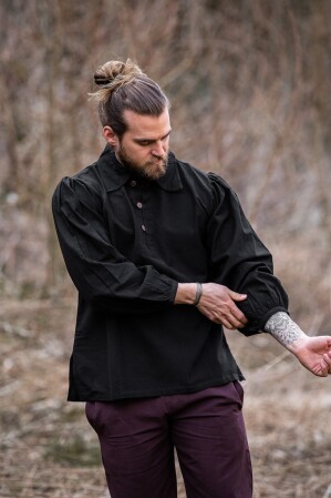 Medieval shirt "Ferdinand" Black XXL