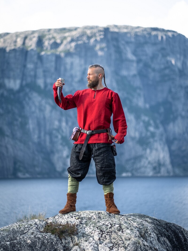 Tunica vichinga "Ivar" Rosso XXL