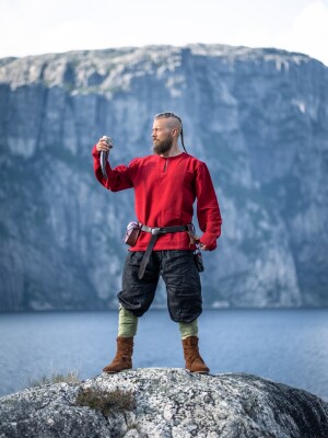Wikingertunika "Ivar" Rot XXL