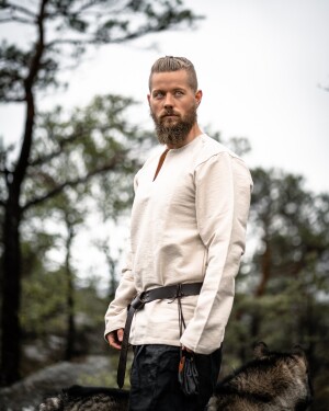 Túnica vikinga "Ivar" Natural M