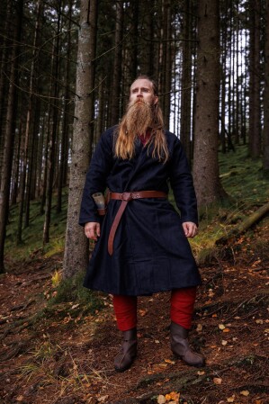 Woll-Klappenrock "Balder" Schwarz XXXL