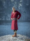 Wool flap skirt "Balder" Red S/M