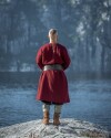 Wool flap skirt "Balder" Red S/M