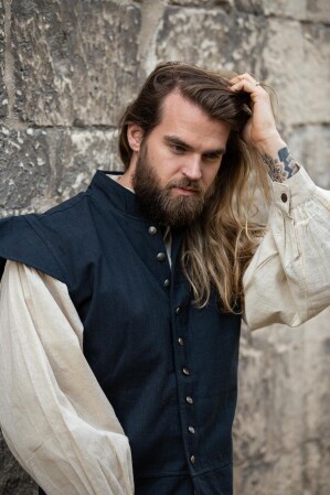 Classico doppietto "Charles" Blu S