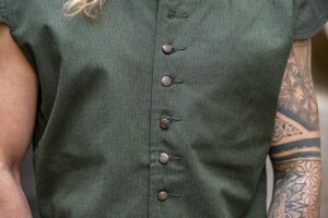 Klassischer Wams "Charles" Grün L