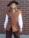 Klassischer Wams "Charles" Tabakbraun S