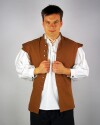 Klassischer Wams "Charles" Tabakbraun XXL