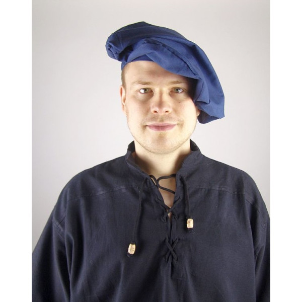 Cotton beret "Nathan" Blue