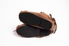 002 Kinderbundschuhe aus Veloursleder- Braun 30