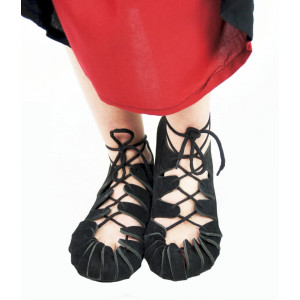 Sandales surdimensionnées - Noir