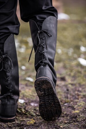 Botas vikingas "Tyra" Negro 41