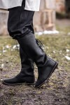 Wikingerstiefel "Tyra" Schwarz 49