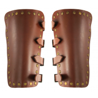 1257 Leather bracer "Mar" - brown