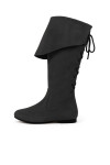 Botas Piratas de gamuza "Geoffrey" Negro 46