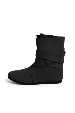Haithabu-Stiefel aus Wildleder "Magne" Schwarz 36