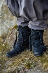 Haithabu-Stiefel aus Wildleder "Magne" Schwarz 36