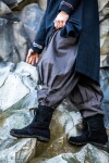 Haithabu-Stiefel aus Wildleder "Magne" Schwarz 36
