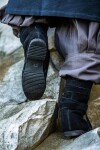 Haithabu-Stiefel aus Wildleder "Magne" Schwarz 36