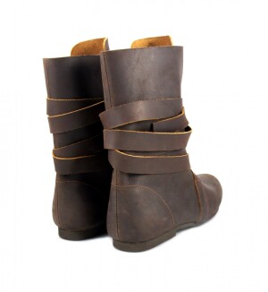 Bottes en cuir nubuck Haithabu "Floki" Marron 41
