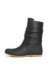 Haithabu boots with leather sole "Sjur" Black 36