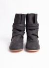 Bottes Haithabu avec semelle en cuir "Sjur" Noir 45