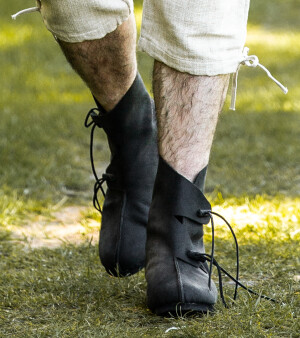 Wikingerstiefel "Joar" Schwarz 38