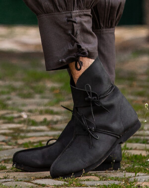 Wikingerstiefel "Joar" Schwarz 49